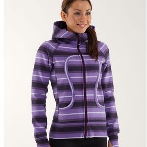 GUC Lululemon Purple Ombre Striped Scuba Hoodie 8